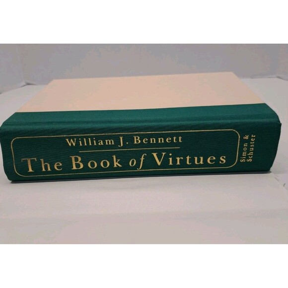 The Book of Virtues by William J. Bennett (1993, Hardcover) - Picture 3 of 6
